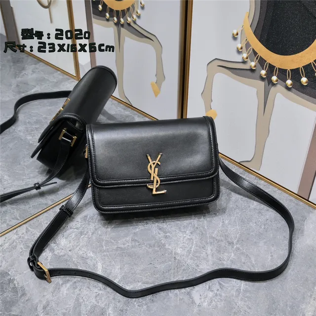 Saint Laurent Loulou Beige Leather Underarm Crossbody Bag 10