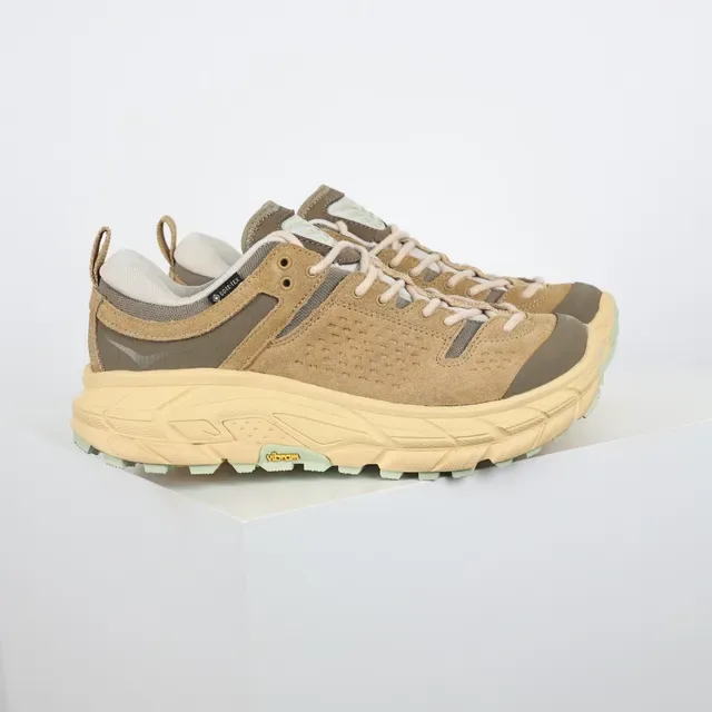 Salomon Beige Brown Perforated Suede Upper Molded TPU Cage Lifestyle Sneakers 3