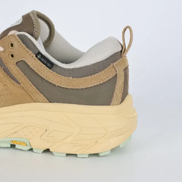 Salomon Beige Brown Perforated Suede Upper Molded TPU Cage Lifestyle Sneakers 4