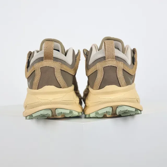 Salomon Beige Brown Perforated Suede Upper Molded TPU Cage Lifestyle Sneakers 8