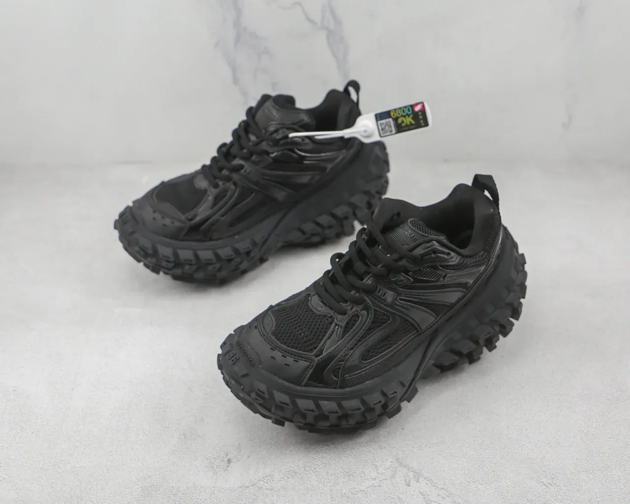 Salomon Black Chunky Sole Lifestyle Sneakers 4