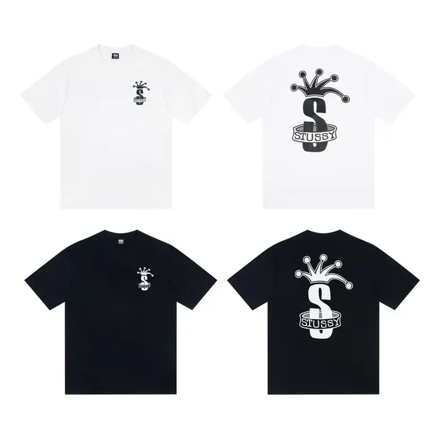 Stussy Stock Logo Crown S Graphic T-Shirt 2