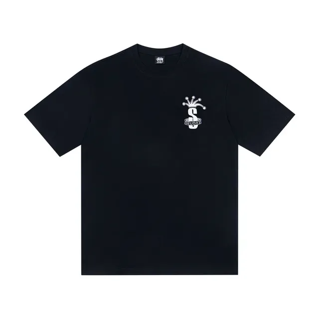 Stussy Stock Logo Crown S Graphic T-Shirt 6