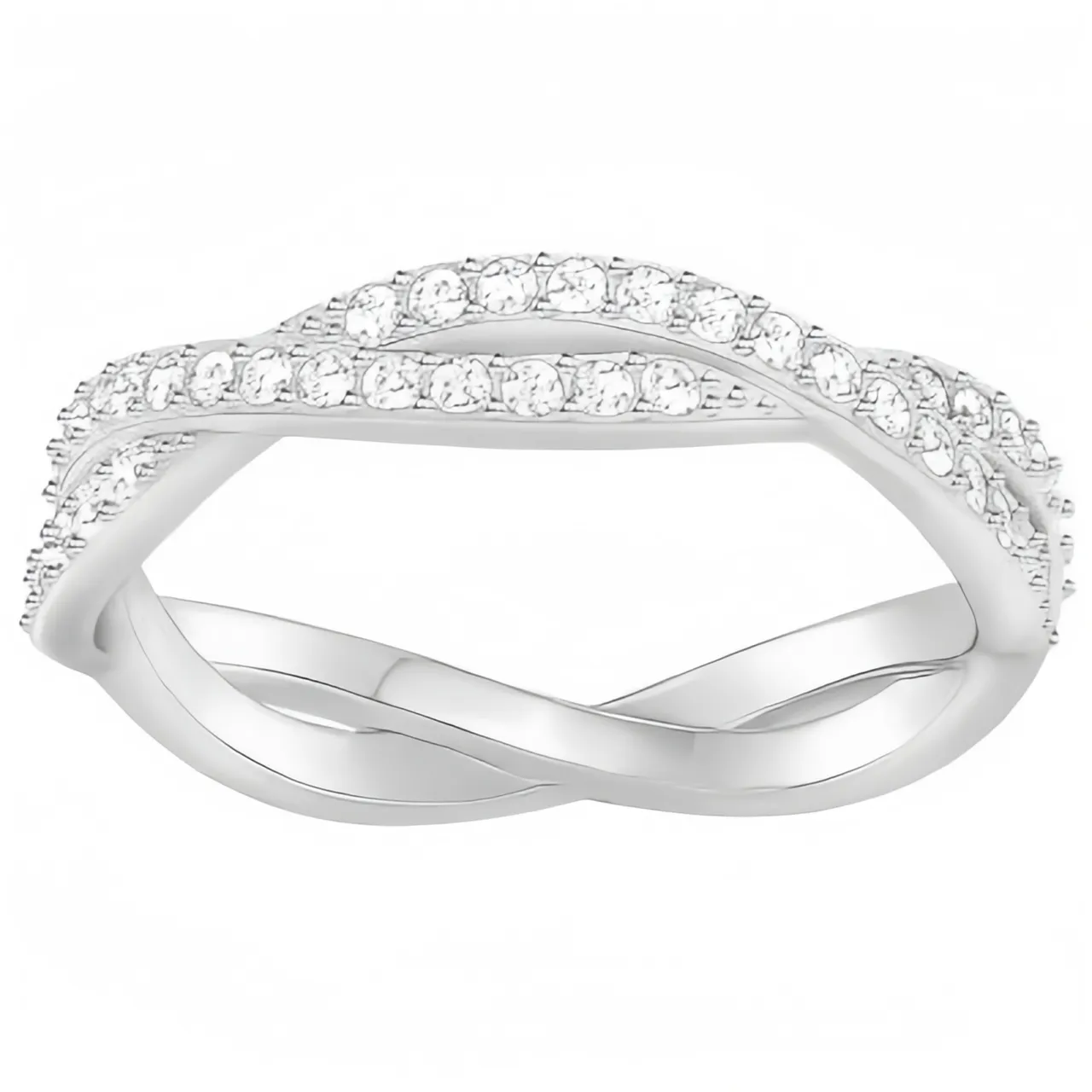 Swarovski Argent Transparents Coupe Coussin Pierre Centrale Halo Pavé Collier 4