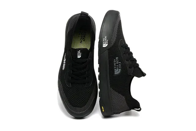 The North Face Army Green White Knit Upper Low-Top Silhouette Lifestyle Sneakers 8