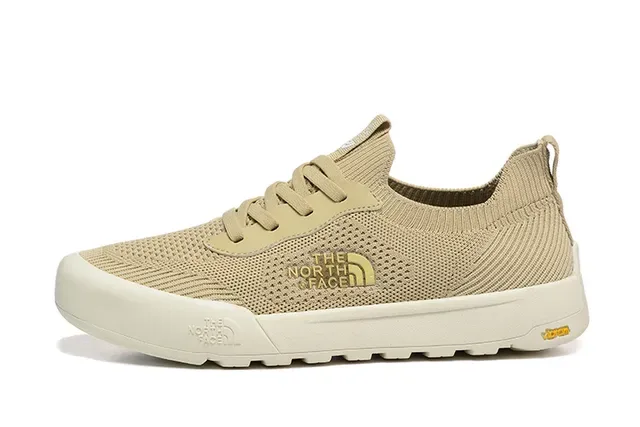 The North Face Army Green White Knit Upper Low-Top Silhouette Lifestyle Sneakers 12