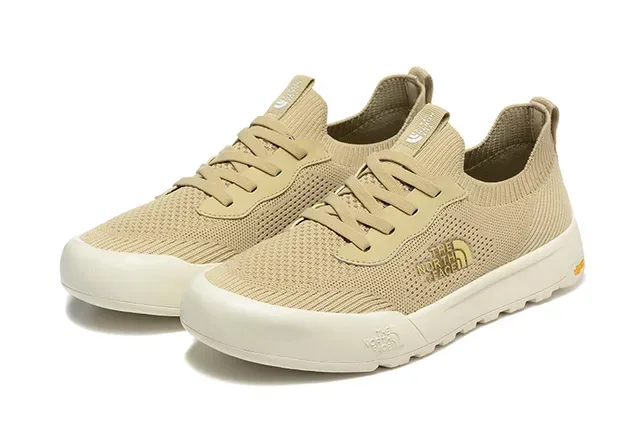 The North Face Army Green White Knit Upper Low-Top Silhouette Lifestyle Sneakers 14