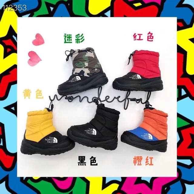 The North Face ThermoBall Boot Black Kids Snow Boots 3