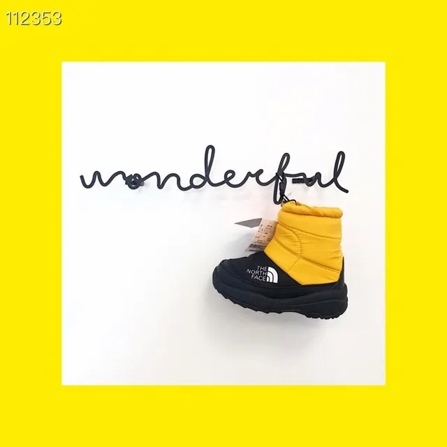 The North Face ThermoBall Boot Black Kids Snow Boots 7