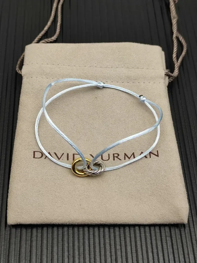Tiffany & Co. HardWear Bracelet en cordon bleu clair 9