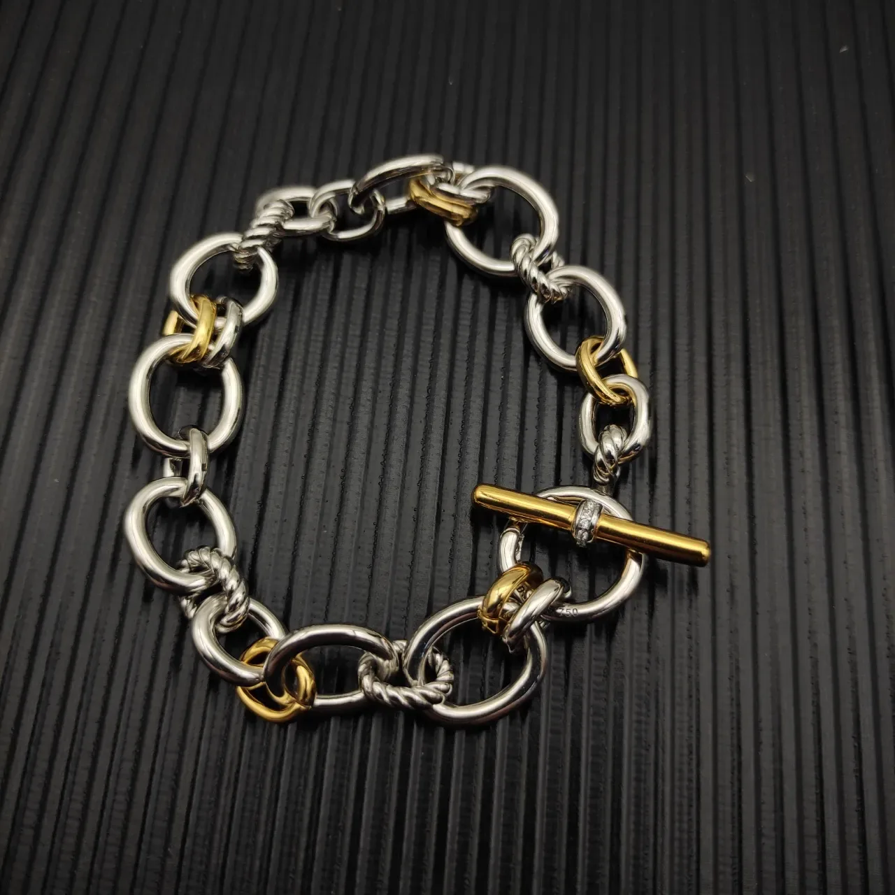 Tiffany & Co. HardWear Bracelet Chaîne Torsadée Métal Mixta 6