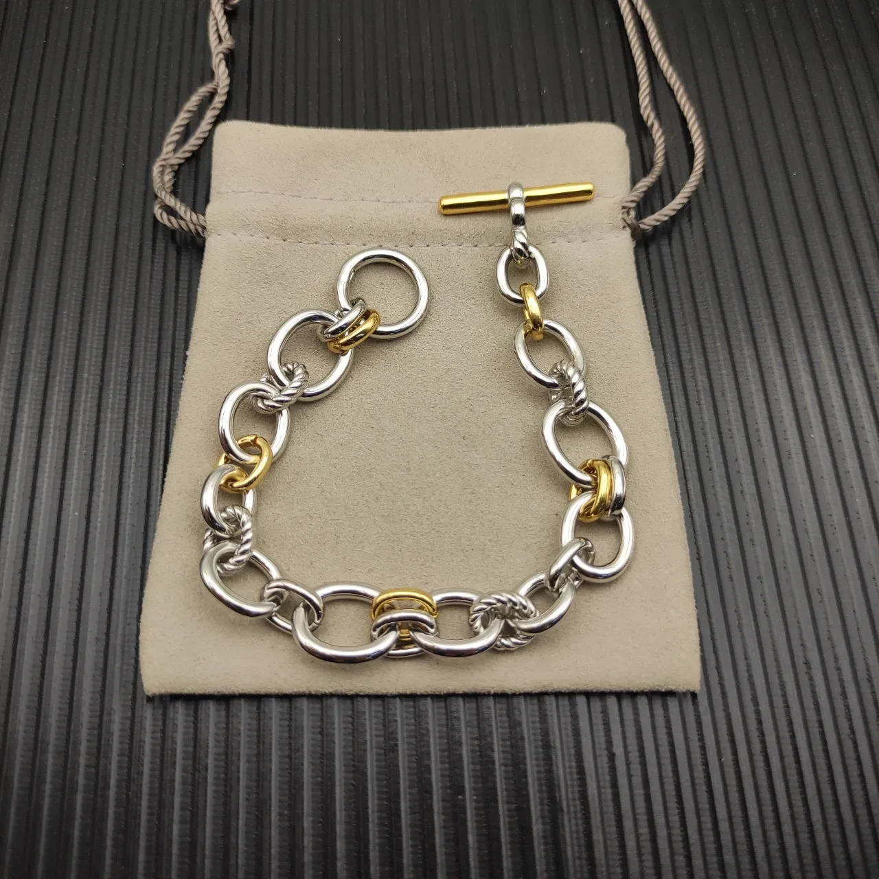 Tiffany & Co. HardWear Bracelet Chaîne Torsadée Métal Mixta 11