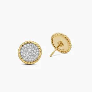 Tiffany & Co. HardWear Pavé Disc Stud Earrings