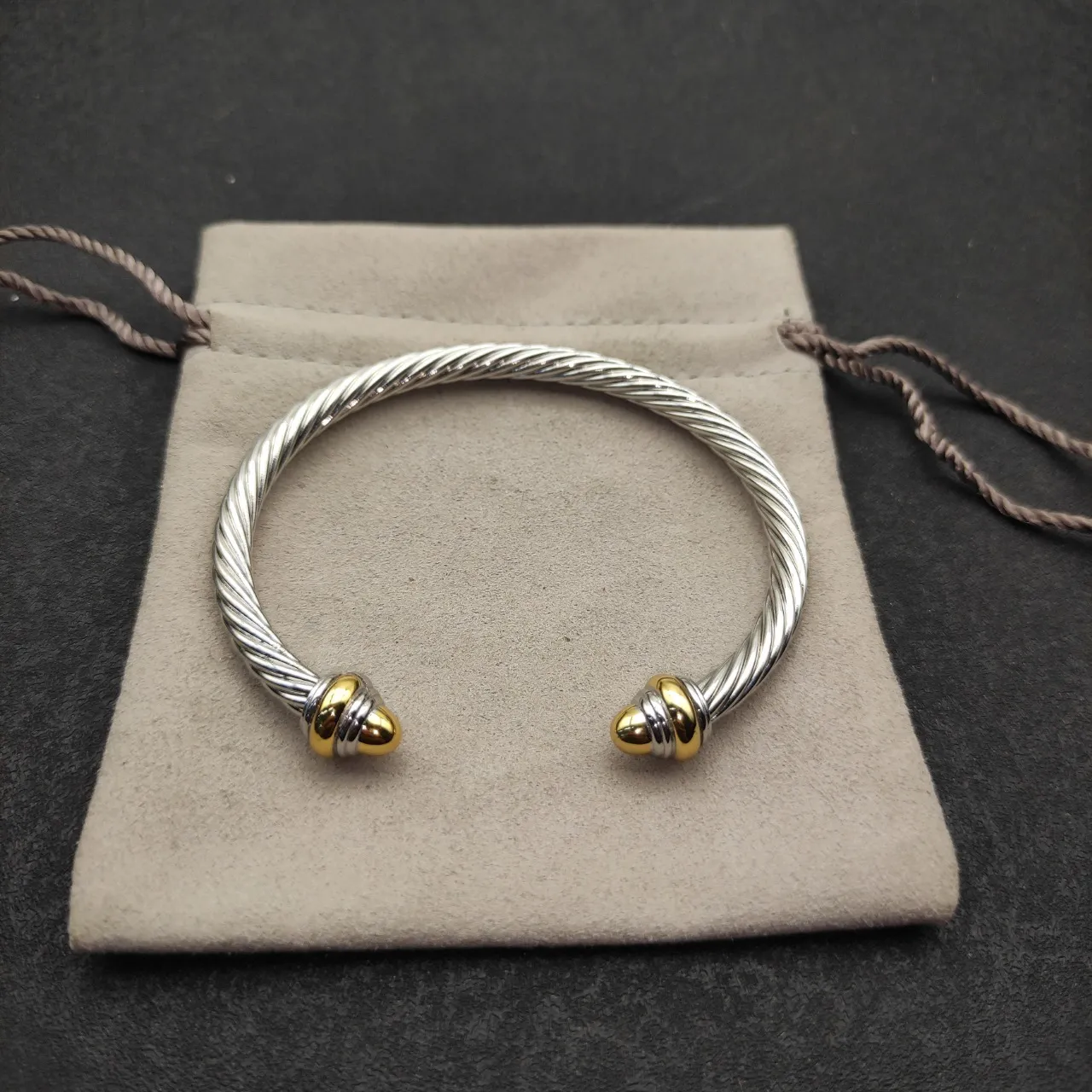 Tiffany & Co. HardWear Câble Tordu Bicolore Bracelet 4