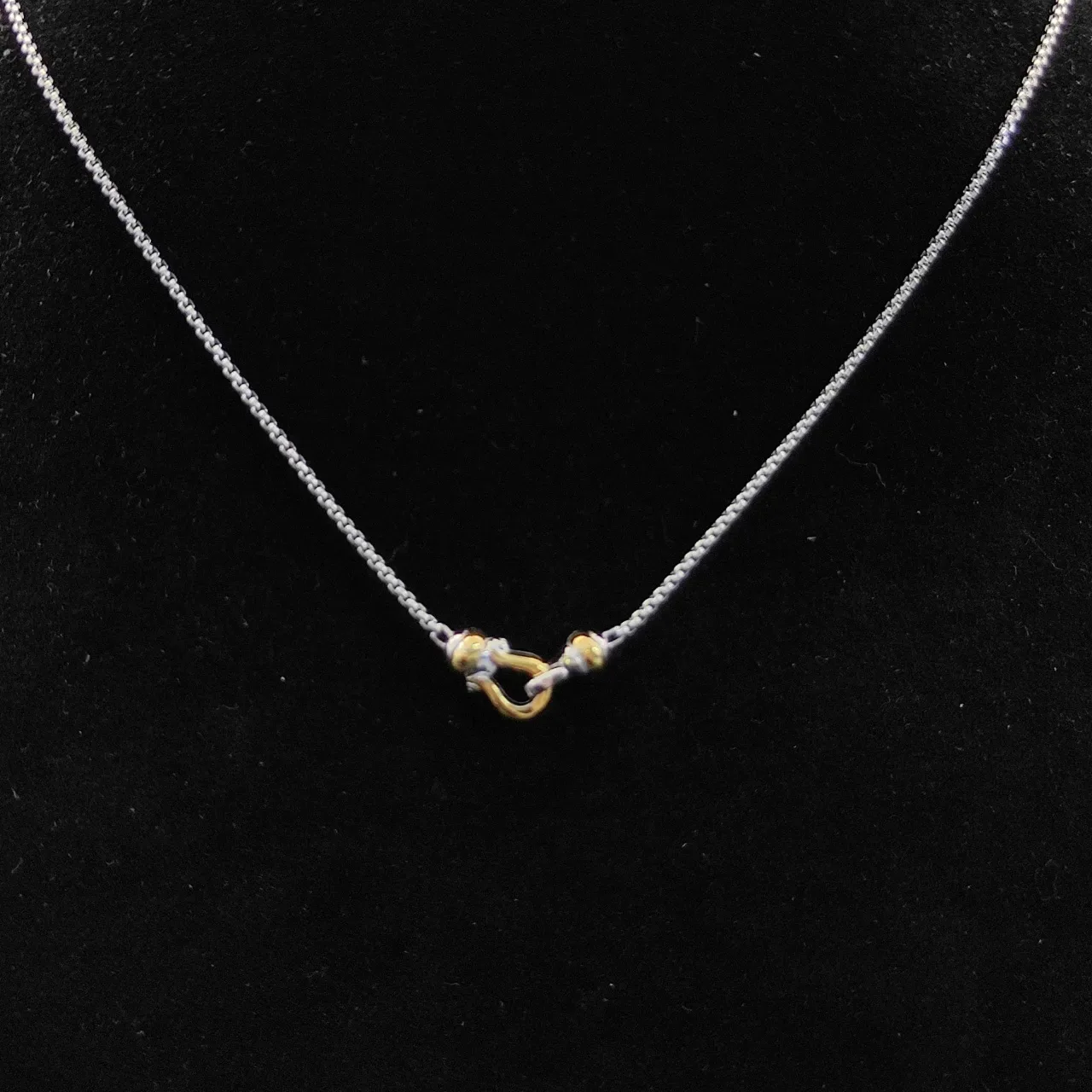 Tiffany & Co. HardWear Two-Tone Shackle Pendant Necklace 5