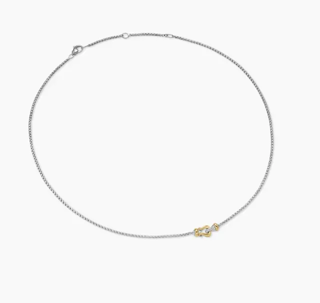Tiffany & Co. HardWear Two-Tone Shackle Pendant Necklace 9