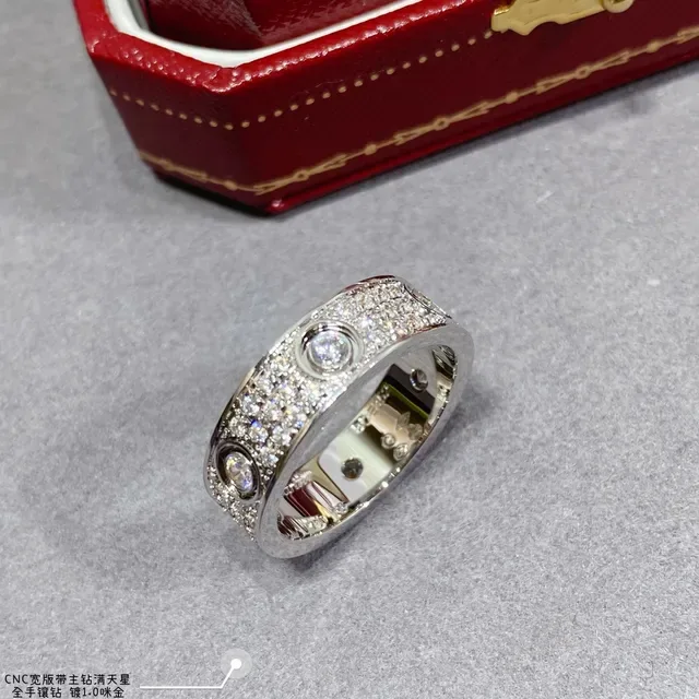 Tiffany & Co. Juste un Clou Silver Wide Band Pavé-Set Ring 3