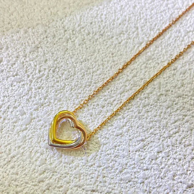 Tiffany & Co. Return to Tiffany Collier à pendentif double cœur 3