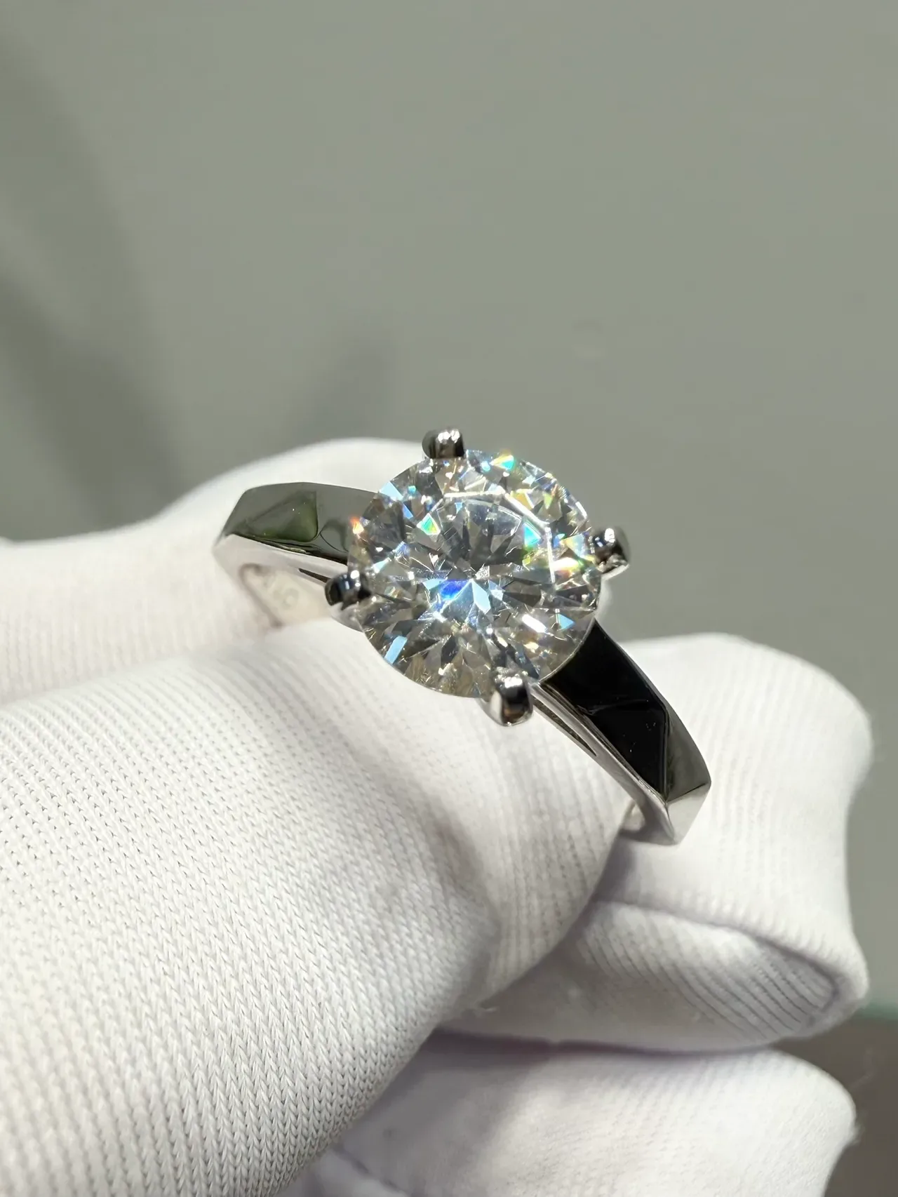 Tiffany & Co. Tiffany Setting Round Brilliant Solitaire Ring 5