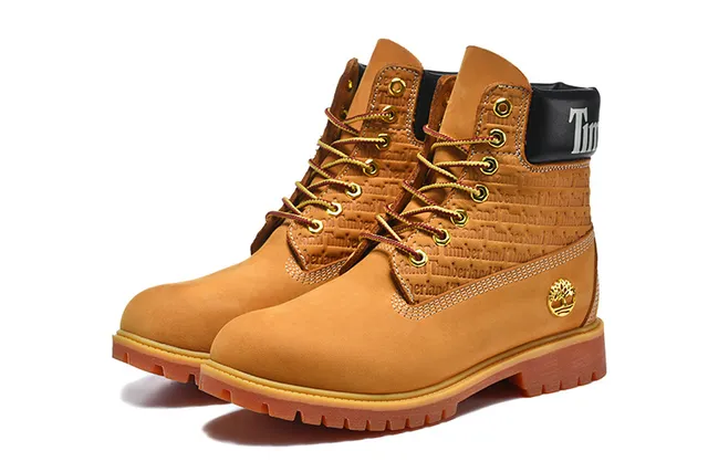 Timberland Premium 6-Inch Tan Nubuck Work Boots 4