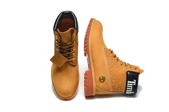 Timberland Premium 6-Inch Tan Nubuck Work Boots 7