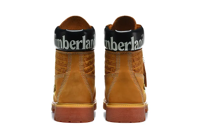 Timberland Premium 6-Inch Tan Nubuck Work Boots 8