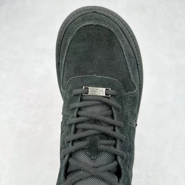 UGG Black High-Top Suede-and-Mesh Upper Snow Boots 4