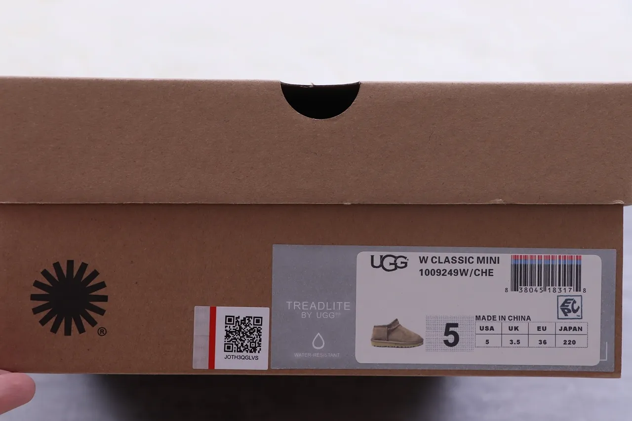 UGG Brown Beige Suede Upper Shearling-Lined Snow Boots 2
