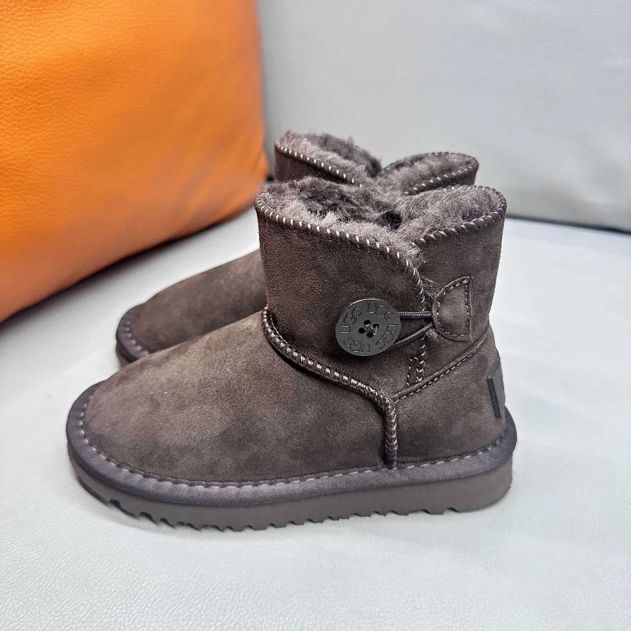 UGG Classic Mini Chestnut Snow Boots 10