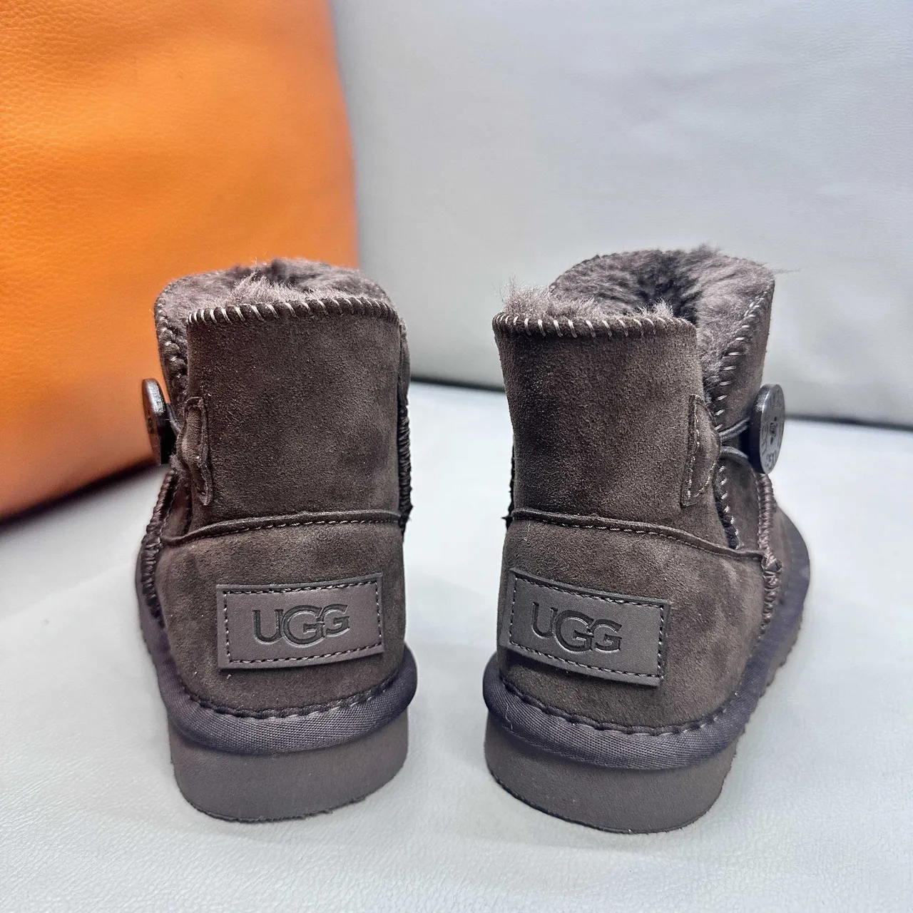UGG Classic Mini Chestnut Snow Boots 12
