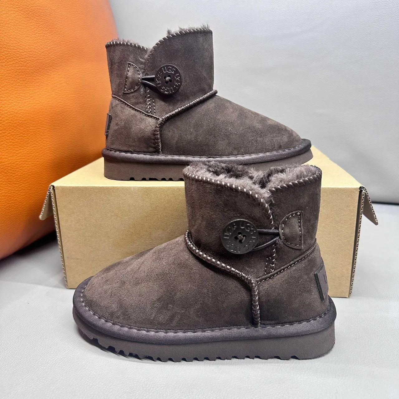 UGG Classic Mini Chestnut Snow Boots 14