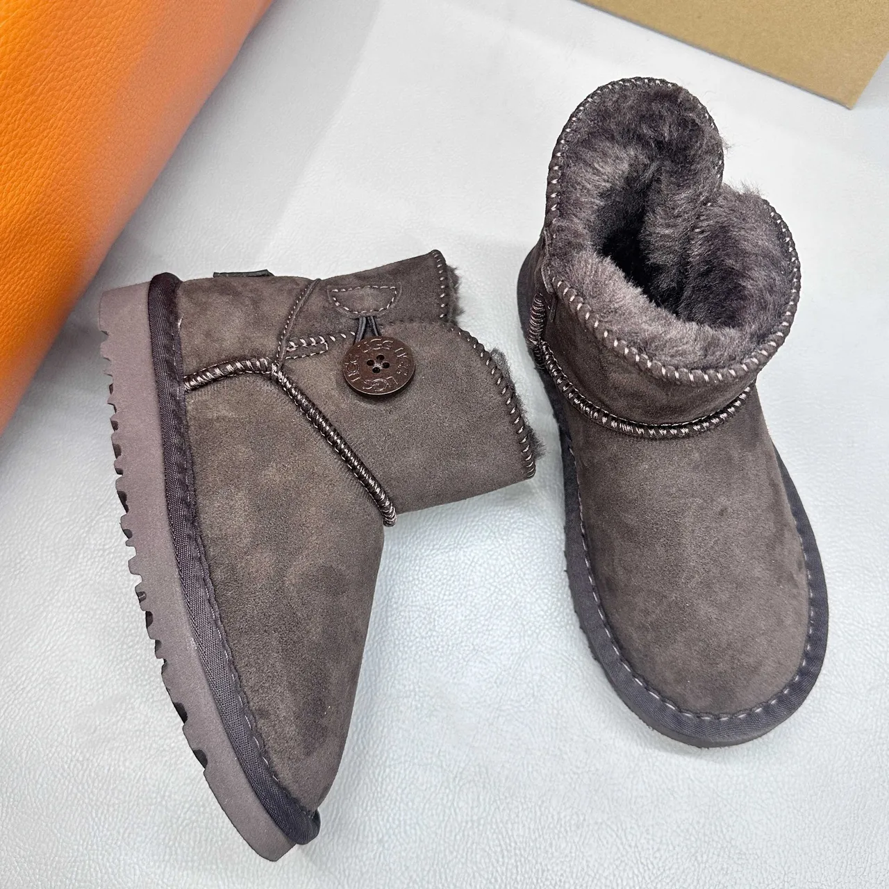 UGG Classic Mini Chestnut Snow Boots 17