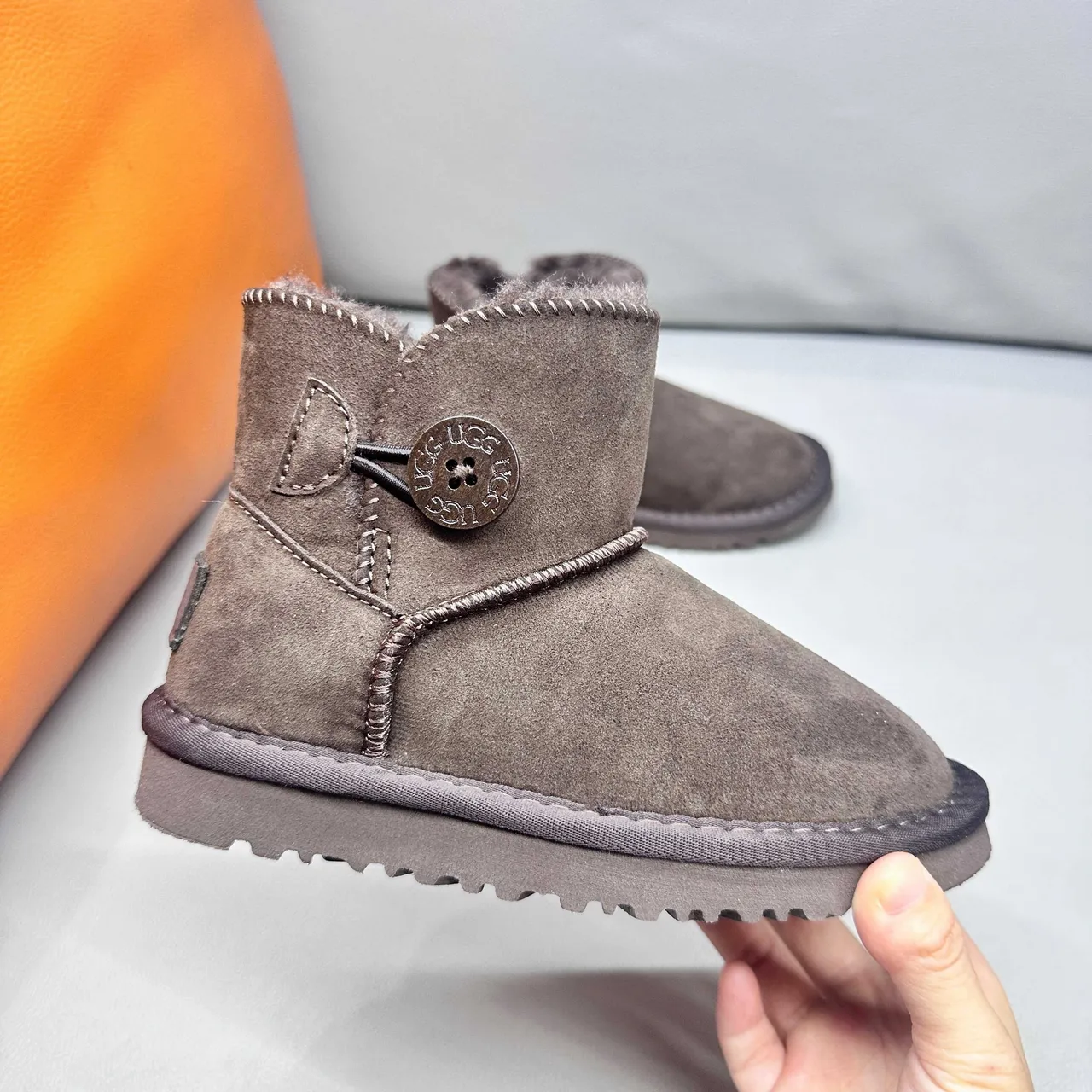 UGG Classic Mini Chestnut Snow Boots 18