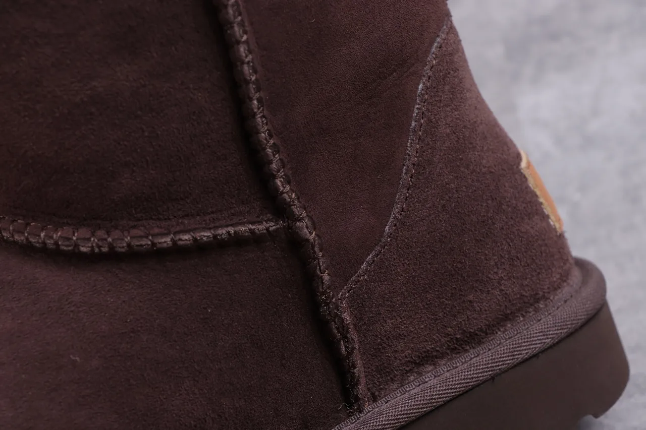 UGG Classic Tall Brown Suede Shearling-Lined Knee Boots 3
