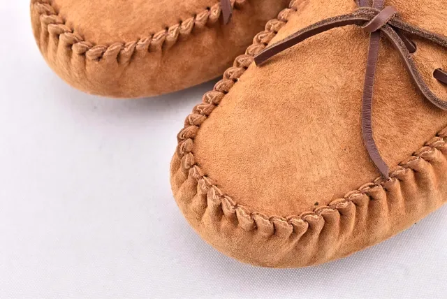 UGG Dakota Tan Suede Shearling-Lined Moccasin Loafers 9