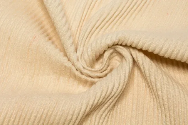 UGG Ribbed Beige Cashmere Scarf 7