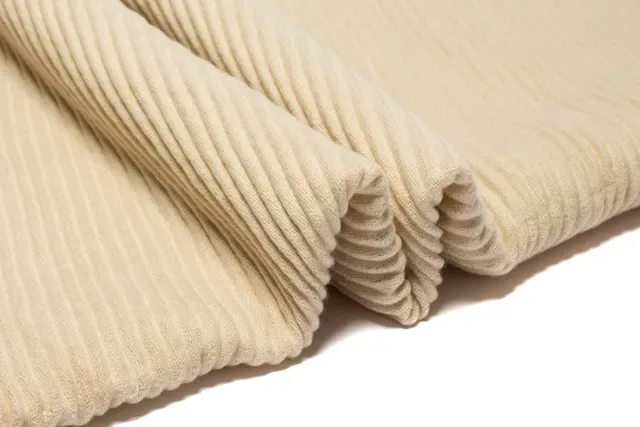 UGG Ribbed Beige Cashmere Scarf 9