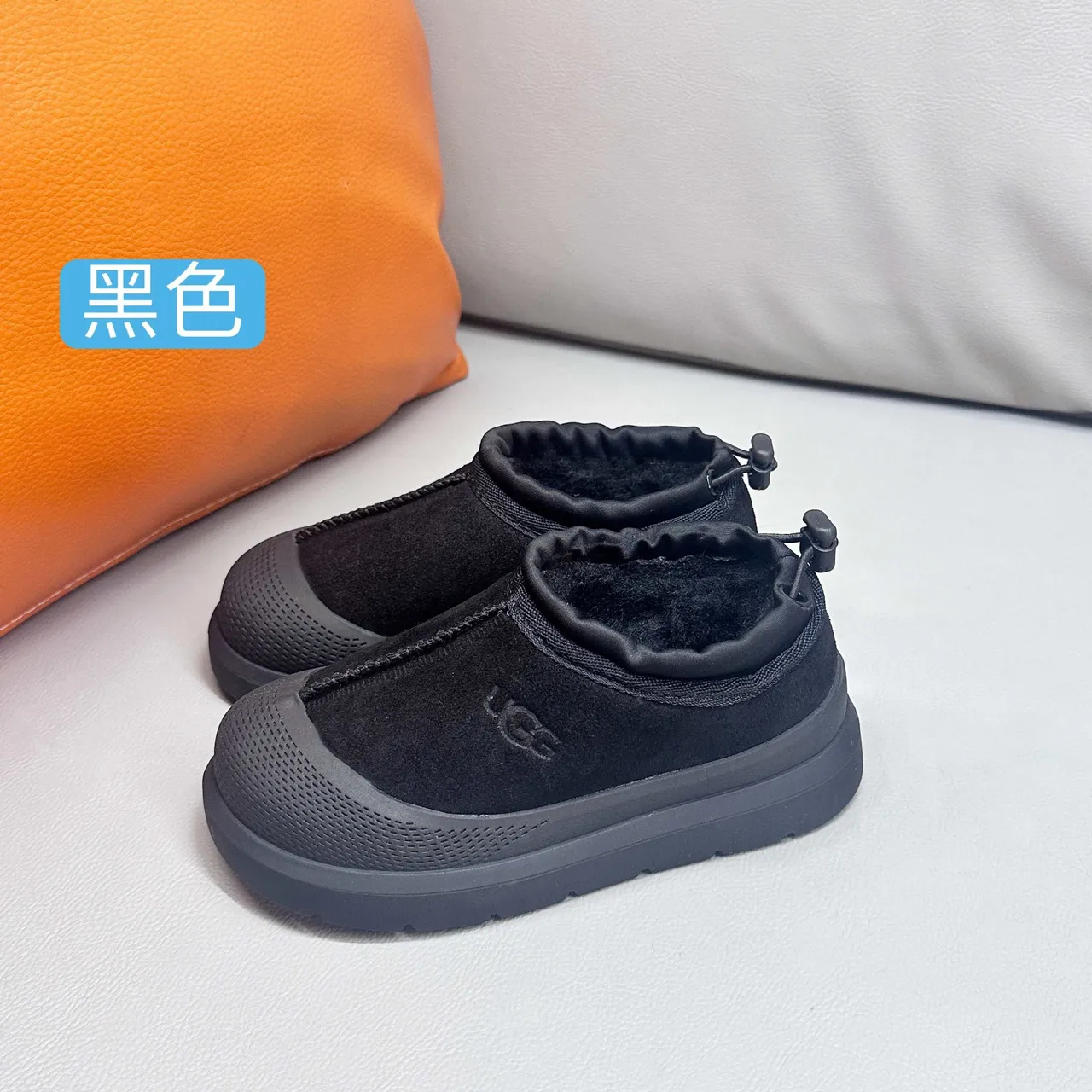 UGG Tasman Black Slip-On Platform Snow Boots 3