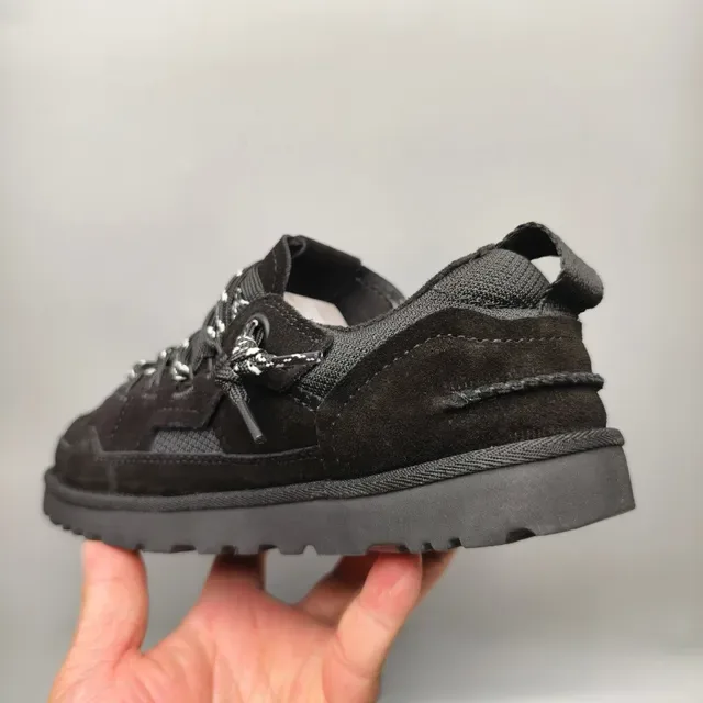 UGG Tasman Black Suede Lifestyle Sneakers 4