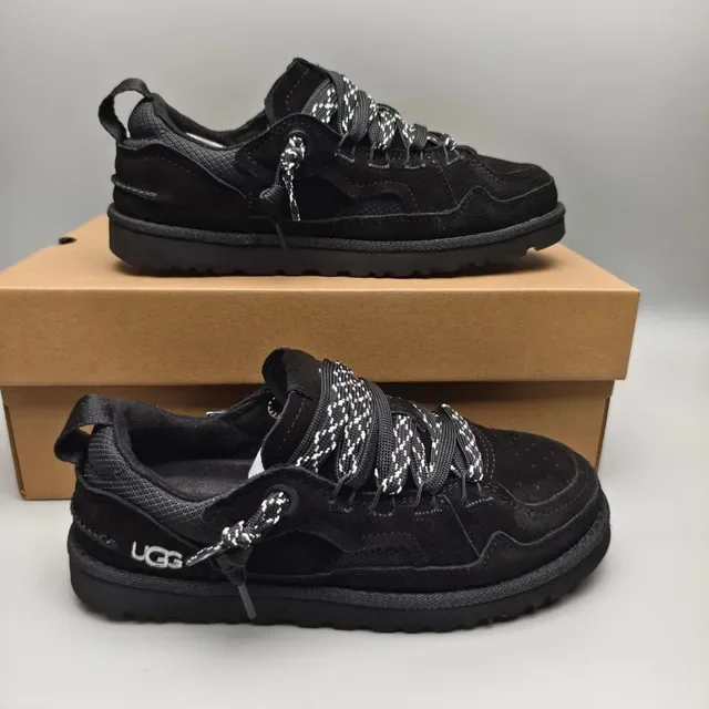 UGG Tasman Black Suede Lifestyle Sneakers 5