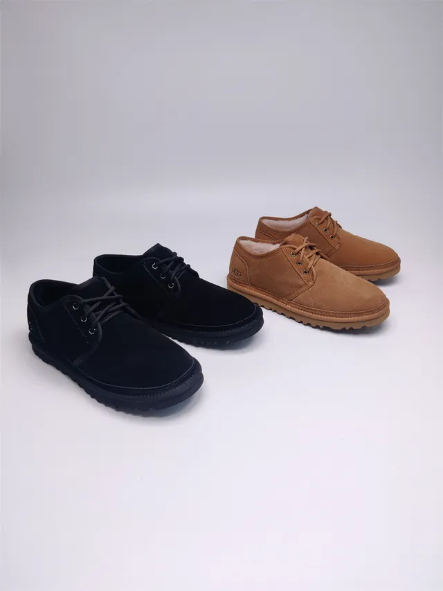 UGG Tasman Bota de Neve Marrom Castaño de Camurça Forrada com lã com Cadarços 2