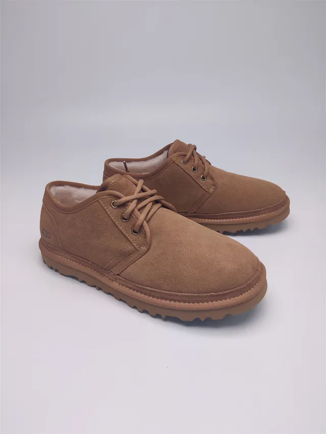UGG Tasman Bota de Neve Marrom Castaño de Camurça Forrada com lã com Cadarços 6