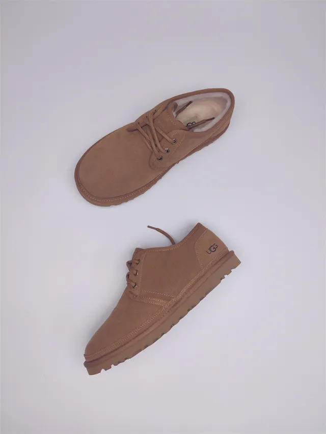 UGG Tasman Bota de Neve Marrom Castaño de Camurça Forrada com lã com Cadarços 9