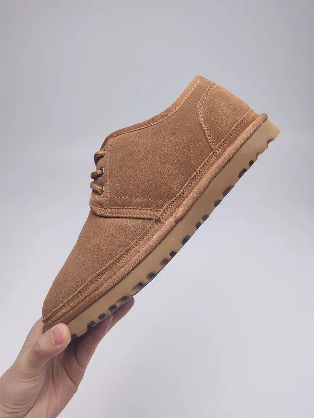 UGG Tasman Bota de Neve Marrom Castaño de Camurça Forrada com lã com Cadarços 14