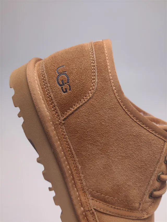 UGG Tasman Bota de Neve Marrom Castaño de Camurça Forrada com lã com Cadarços 15
