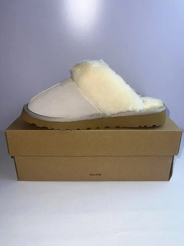 UGG Tasman Off-White Shearling-Lined Slipper 3