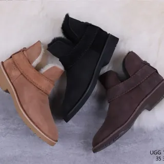 UGG Tasman Suede Shearling Ankle Boots