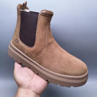 UGG Tasman Tan Suede Chelsea Boots