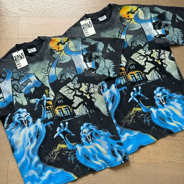 Vale Forever Horror Graphic Print Black T-Shirt 2