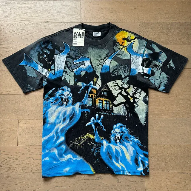 Vale Forever Horror Graphic Print Black T-Shirt 3